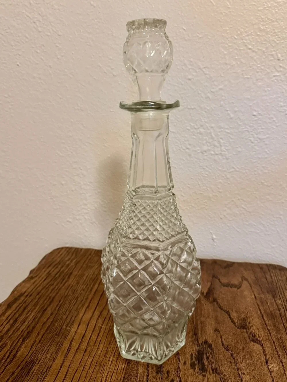 Anchor Hocking Wexford Glass Decanter Vintage